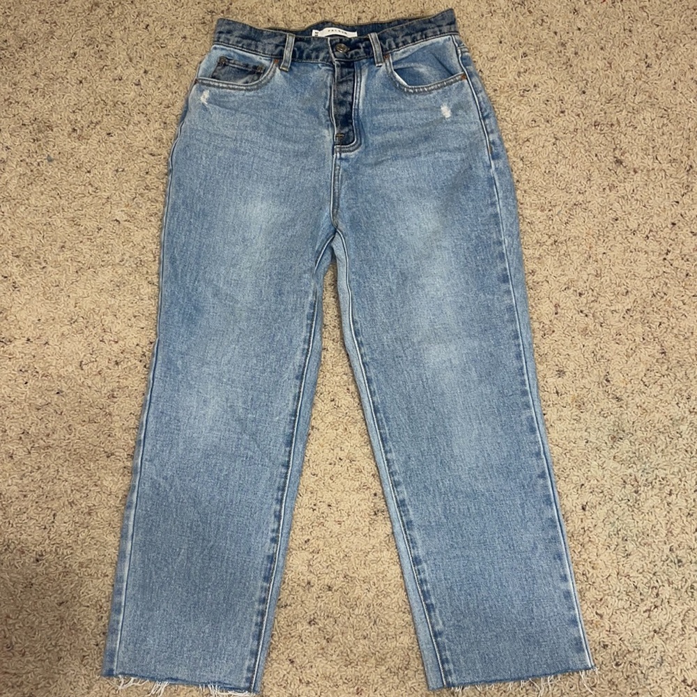 PacSun High Rise Straight Mom Jeans - Size 25 Short